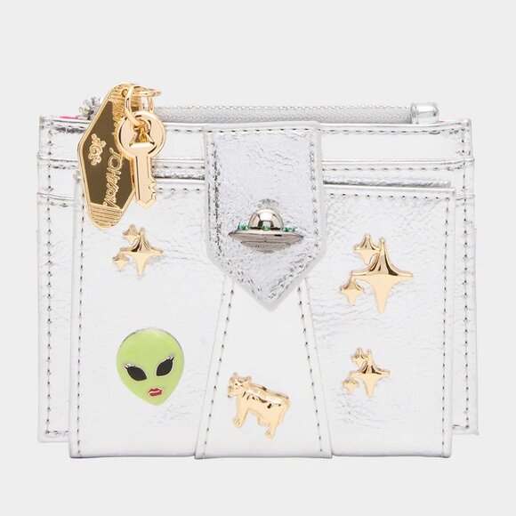 Betsey Johnson Handbags - Betsey Johnson Exclusive Kitsch Space Out Wallet Silver NWT